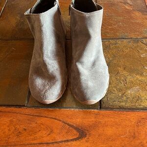Grey Sketchers booties size 11W